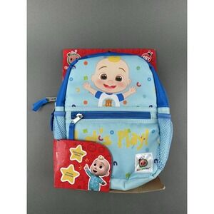 Cocomelon Harness Backpack Kids JJ Light Blue NEW
